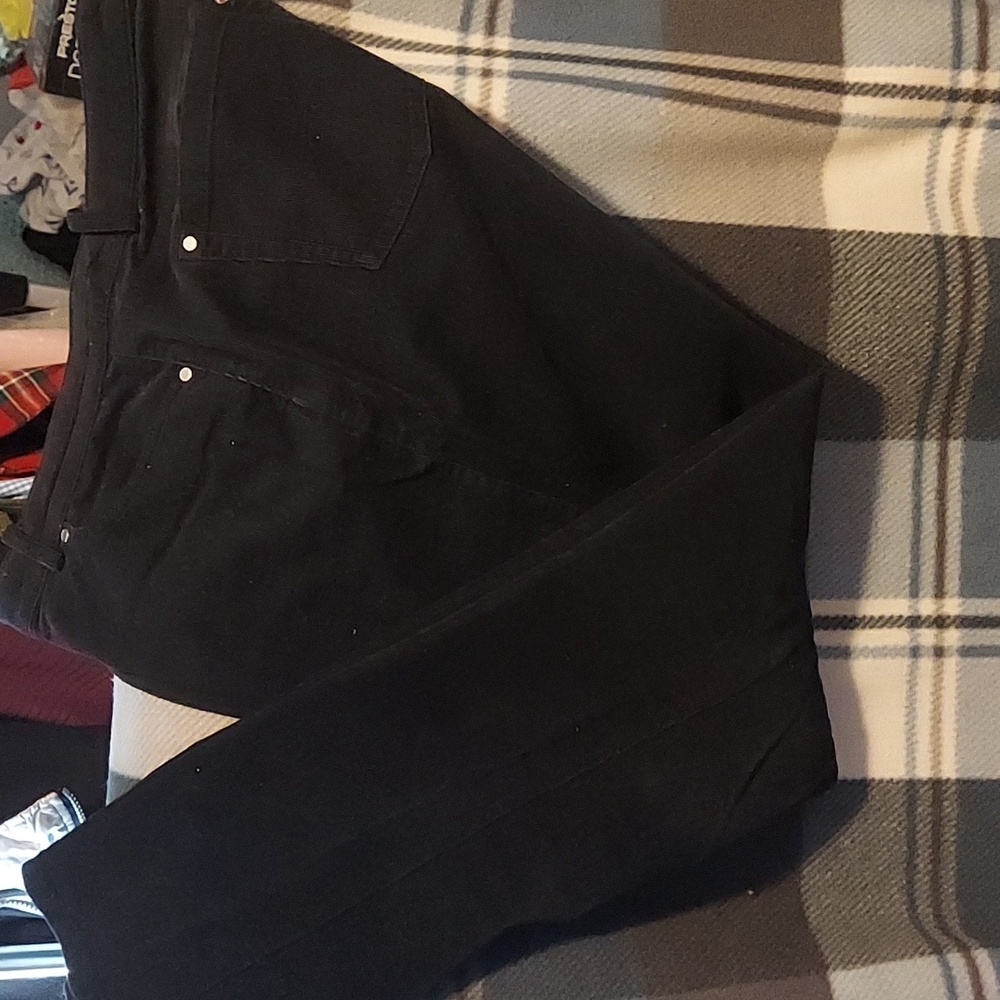 Womens Michael kors pants. Size 12 color black. Feels like corduroy.  98% cotton